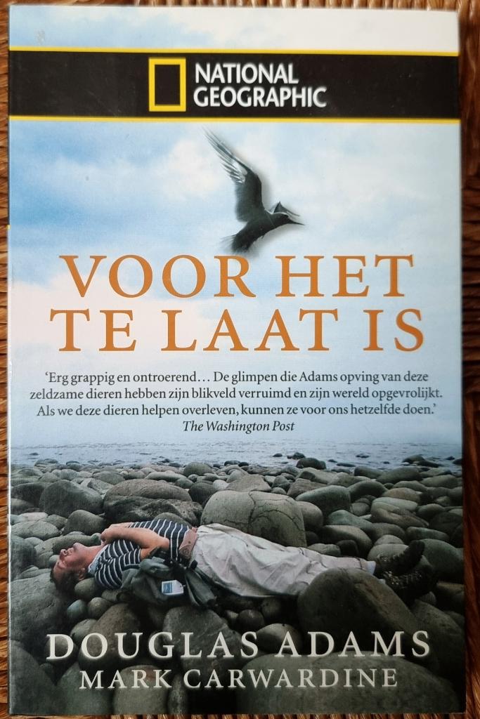 Voor het te laat is - Douglas Adams - zeldzame dieren  IZGST, Ophalen of Verzenden, Zo goed als nieuw, Douglas Adams; Mark Carwardine
