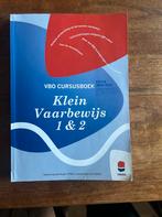 VBO Cursusboek Klein Vaarbewijs 1 & 2 (Editie 2020-2021), Boeken, Ophalen of Verzenden, Zo goed als nieuw, MBO