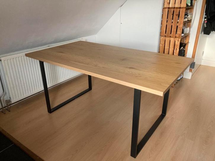 Eettafel JYSK AABENRAA 90x160, Huis en Inrichting, Tafels | Eettafels, Gebruikt, 50 tot 100 cm, 150 tot 200 cm, Vier personen