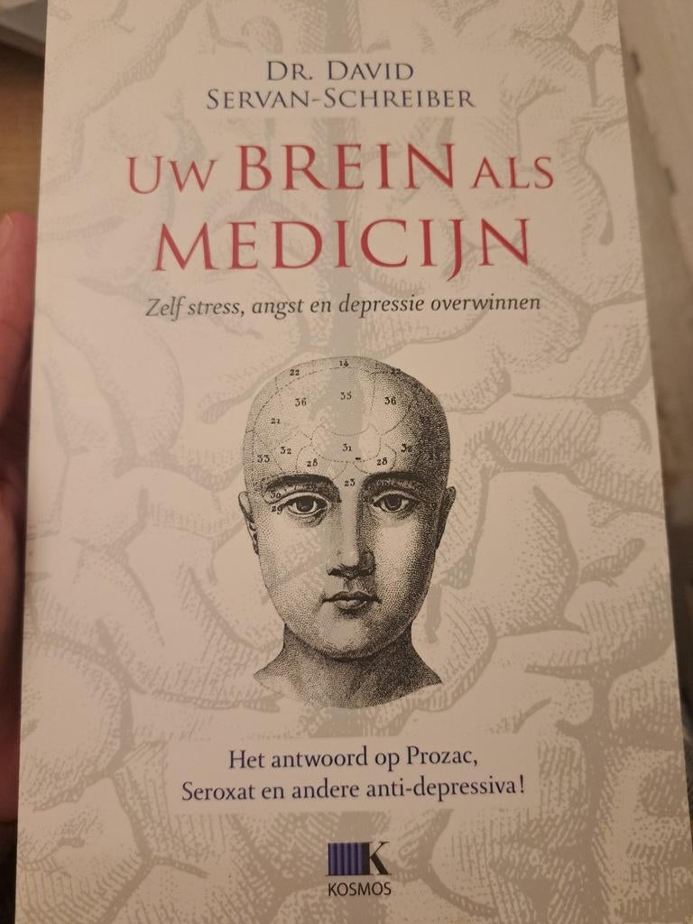Uw Brein als Medicijn, Boeken, Psychologie, Ophalen of Verzenden, Gelezen, Klinische psychologie, Dr. David Servan-Schreiber