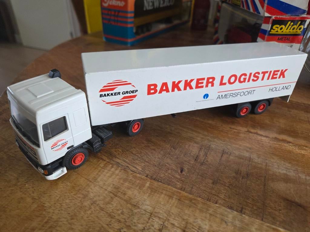Bakker Logistiek vrachtwagen DAF 95 350ATI Amersfoort Lion, Hobby en Vrije tijd, Modelauto's | 1:50, Gebruikt, ., Ophalen of Verzenden