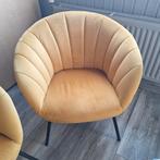 Gele fauteuils in goede staat., Ophalen, Minder dan 75 cm, Zo goed als nieuw, Stof