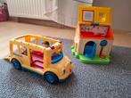 Speelhuisje en schoolbus, Ophalen, Zo goed als nieuw, Speelset