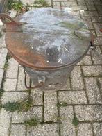 Verzinkte prullenbak vuinisbak antiek, Antiek en Kunst, Ophalen