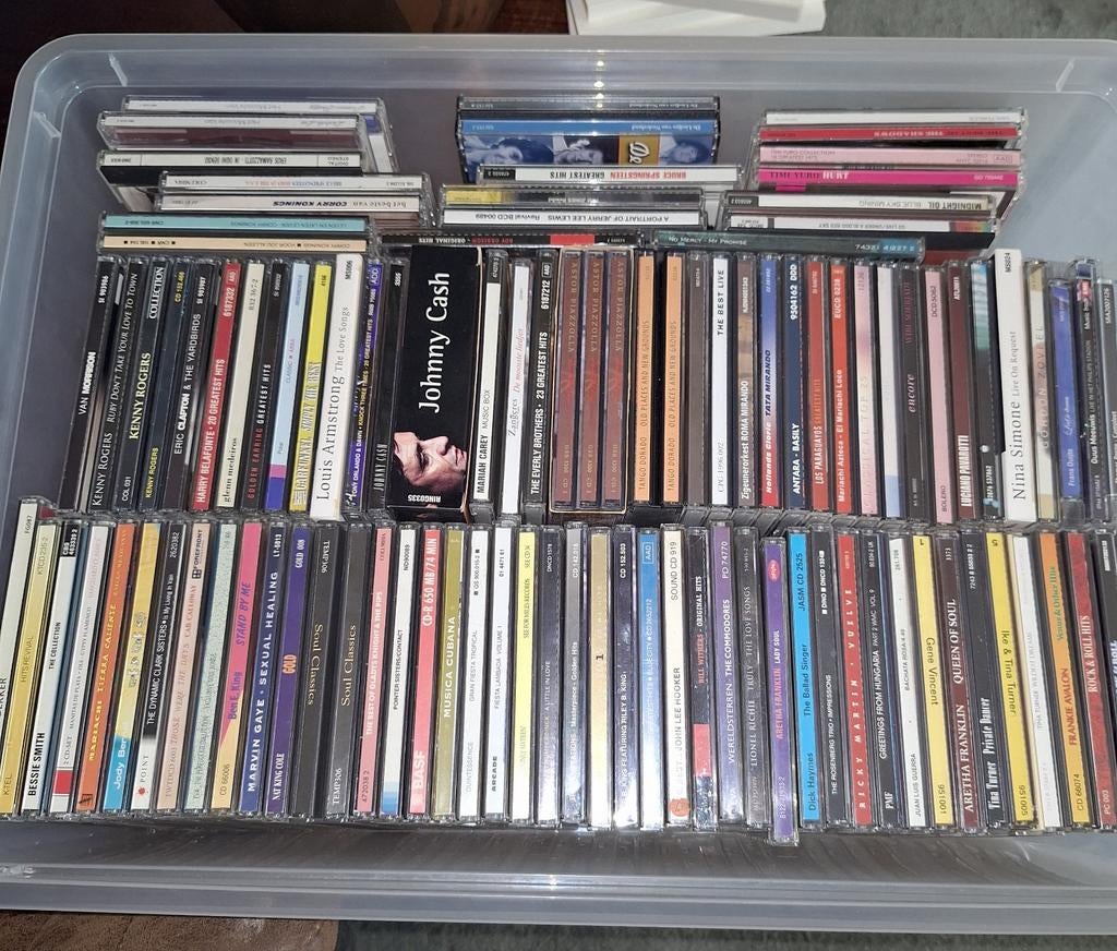 Meer dan 200 diverse CD's, Ophalen