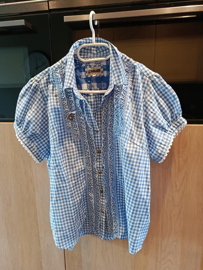 Alpin trachten blouse maat L, Ophalen of Verzenden, Nieuw, Maat 38/40 (M), Blauw