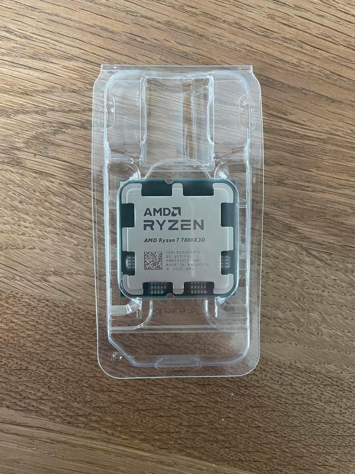 AMD Ryzen 7 7800X3D Processor (nieuw), Computers en Software, Processors, Nieuw, 8-core, 4 Ghz of meer, Ophalen of Verzenden