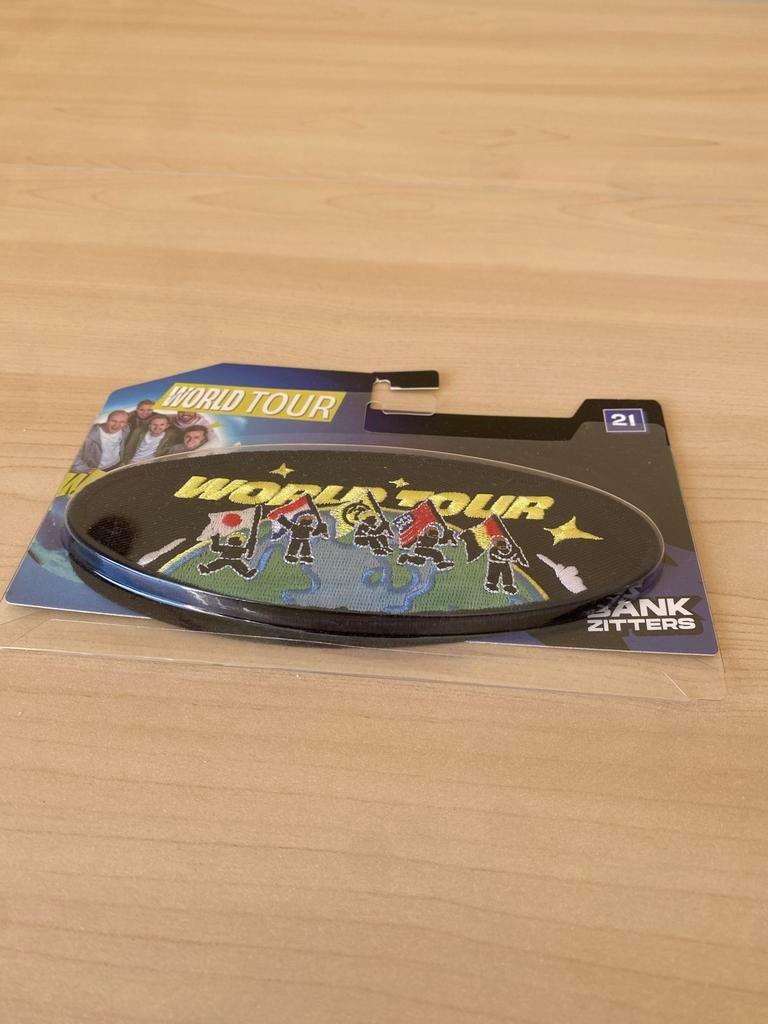 Bankzitters World Tour Patch - Nieuw en Ongebruikt, Verzenden, Nieuw, Overige applicaties