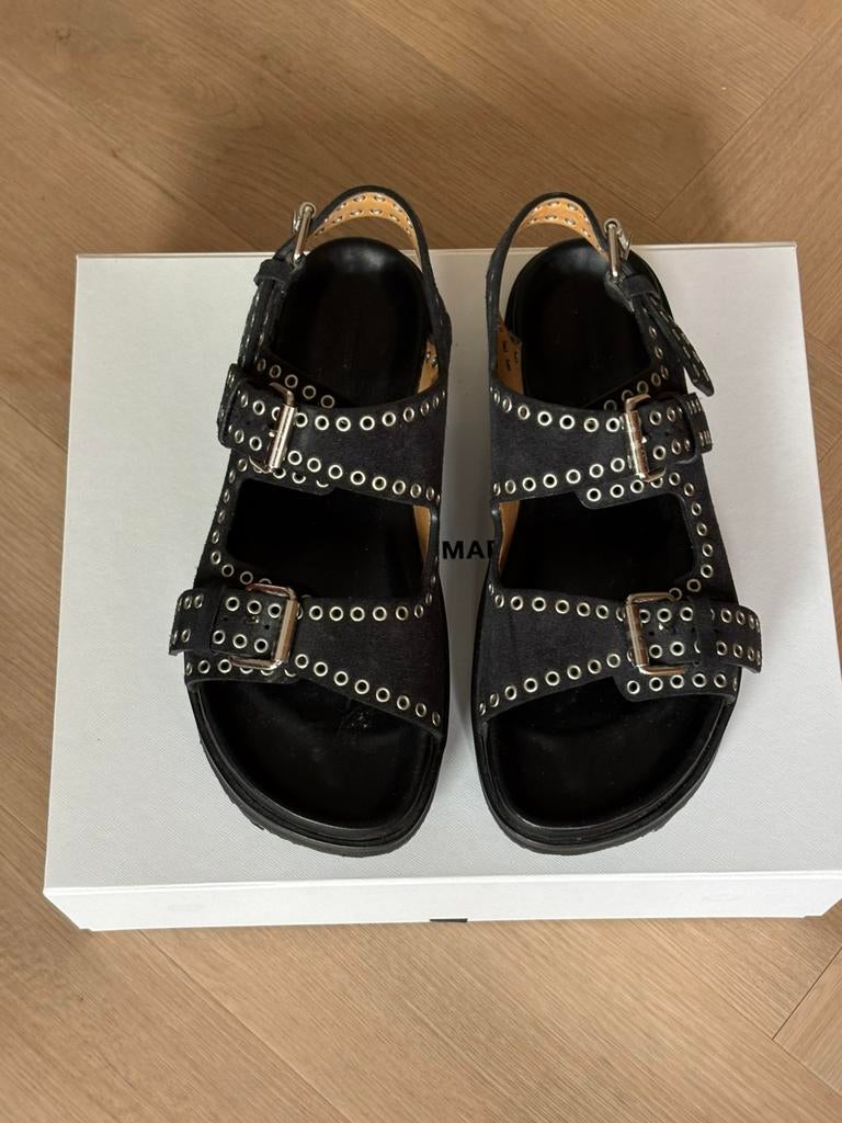 Toffe sandalen van Isabel Marant, Kleding | Dames, Verzenden, Zwart, Sandalen of Muiltjes, Zo goed als nieuw