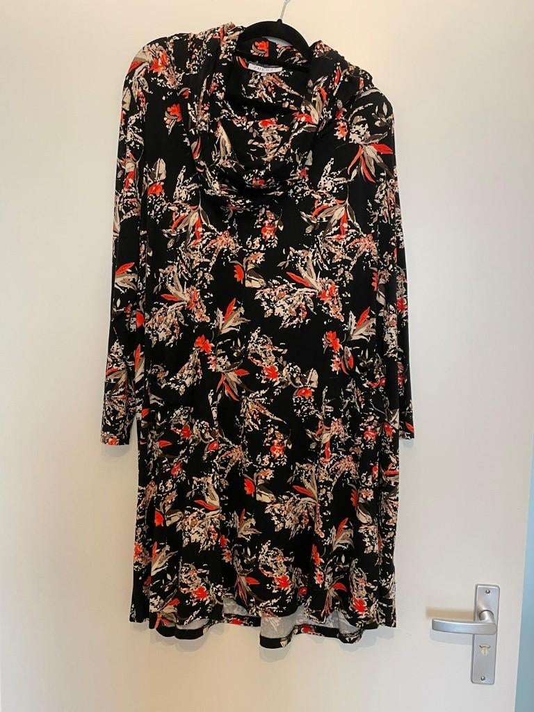 Tuniek Zhenzi XL zwart/oranje/beige, Kleding | Dames, Grote Maten, Ophalen, Zhenzi, Overige kleuren, Blouse of Tuniek