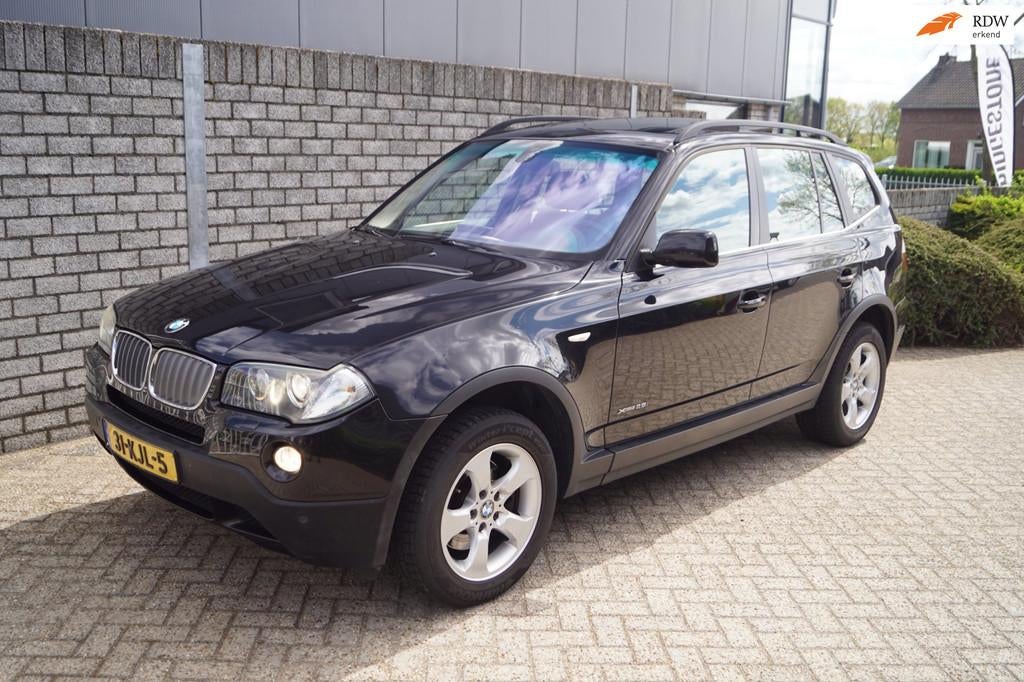 BMW X3 X-Drive25i Executive Autom Leder Elektrische Stoelen, 1730 kg, Zwart, 2497 cc, Zwart