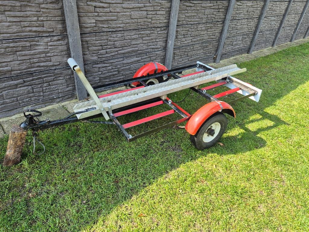 fiets scooter aanhanger, Auto diversen, Aanhangers en Bagagewagens, Ophalen, Gebruikt