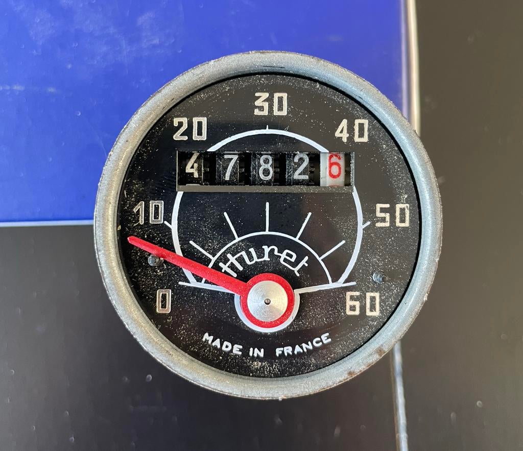 Huret kilometerteller voor bromfiets, Ophalen of Verzenden, Gebruikt, Overige typen, Overige merken