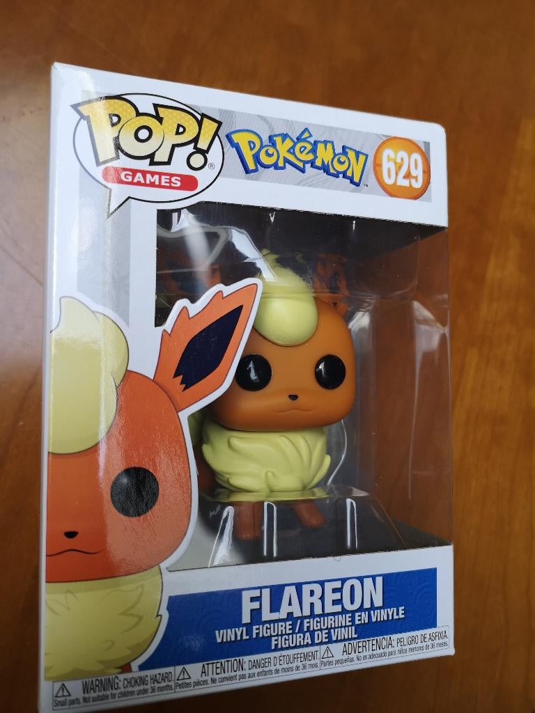 Ongeopend funko pop flareon eeveelutions pokemon anime/manga, Ophalen of Verzenden, Nieuw