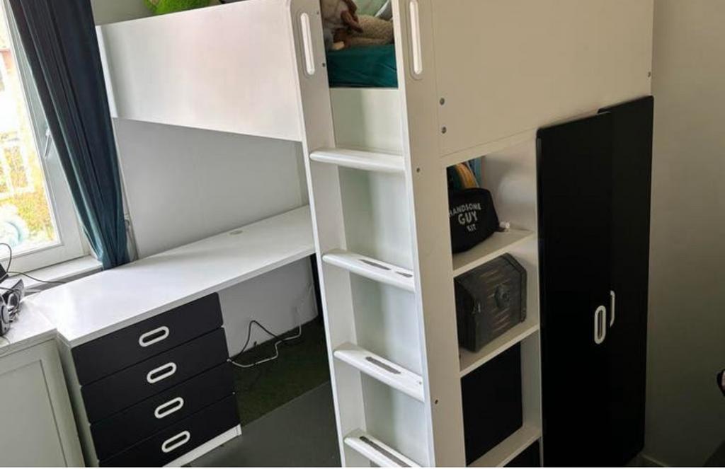 Izgst Smastad hoogslaper als nieuw., Ophalen of Verzenden, Zo goed als nieuw, Eenpersoons, Hoogslaper