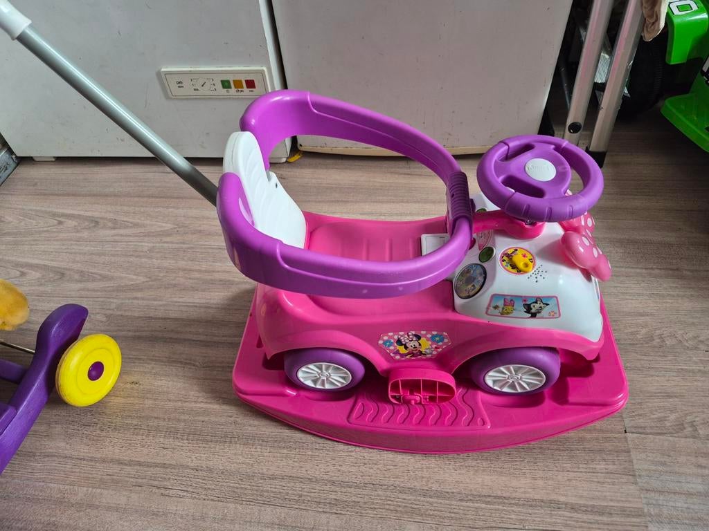 Minnie mouse loopauto 4 in 1, Ophalen, Gebruikt