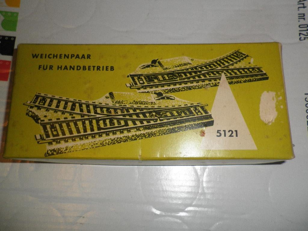 Marklin Rails H0 .set handbediende wissels (Li en Re), Hobby en Vrije tijd, Modeltreinen | H0, Gelijkstroom, Nieuw, Rails, Ophalen of Verzenden