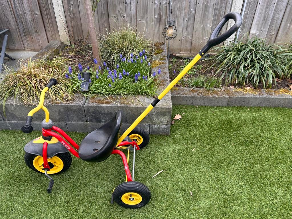 Puky loopfiets met duwstang, Fietsen en Brommers, Fietsen | Driewielers, Ophalen, Gebruikt, Duwstang