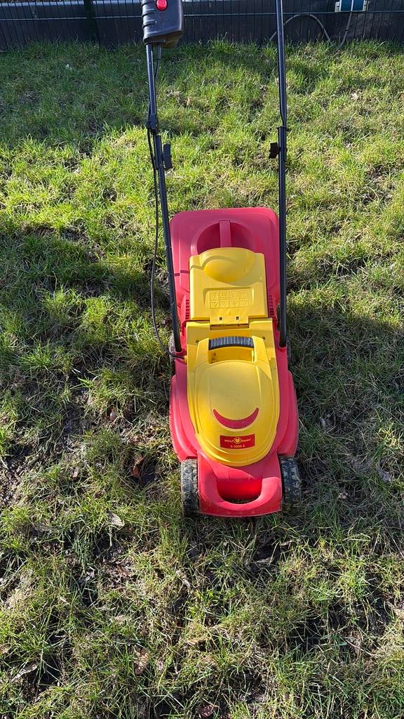 WolfGarten s3200E, Cirkelmaaier, Ophalen of Verzenden, Elektrische grasmaaier, Opvangbak