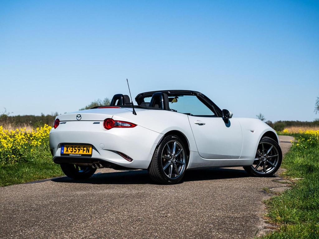 Mazda MX-5 MX5 1.5 SkyActiv-G 131PK TS+ Navigatie Cruise Air, Auto's, Mazda, Gebruikt, 4 cilinders, Bedrijf, Handgeschakeld