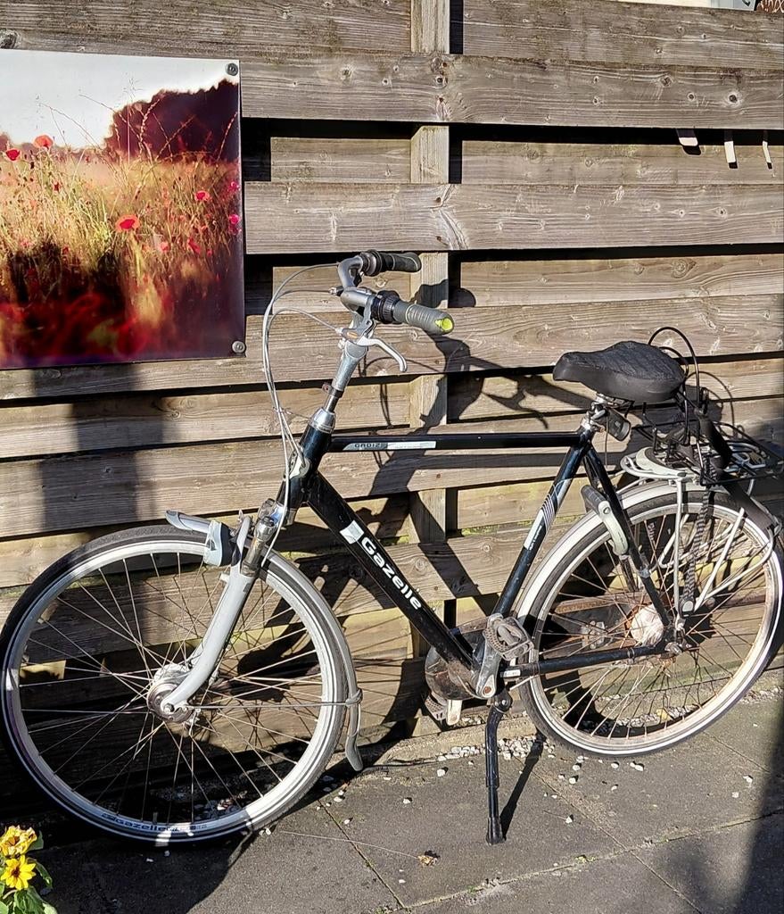 Gazelle Herenfiets - Gebruikt maar in goede staat, Fietsen en Brommers, Gebruikt, Velgrem, Ophalen of Verzenden, 57 tot 61 cm