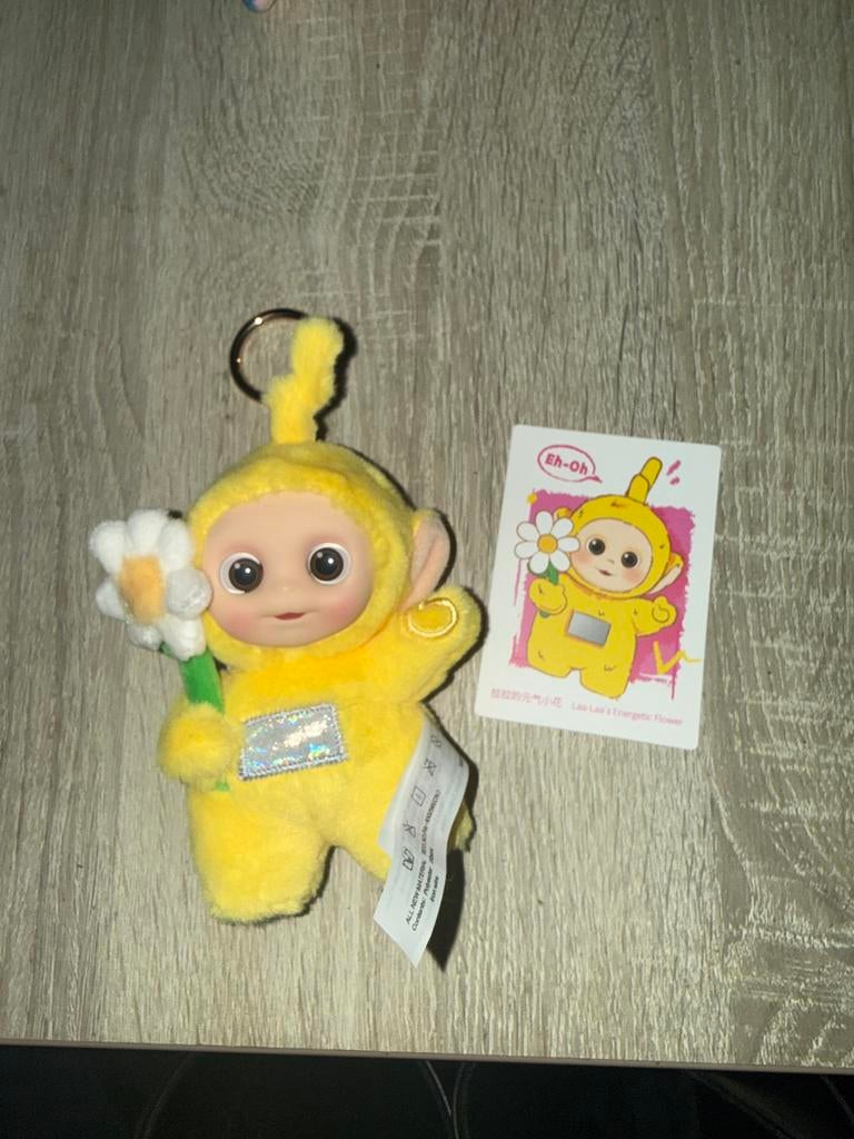 Teletubbies Laa-Laa Blindbox Sleutelhanger Pop Mart, Ophalen of Verzenden, Nieuw