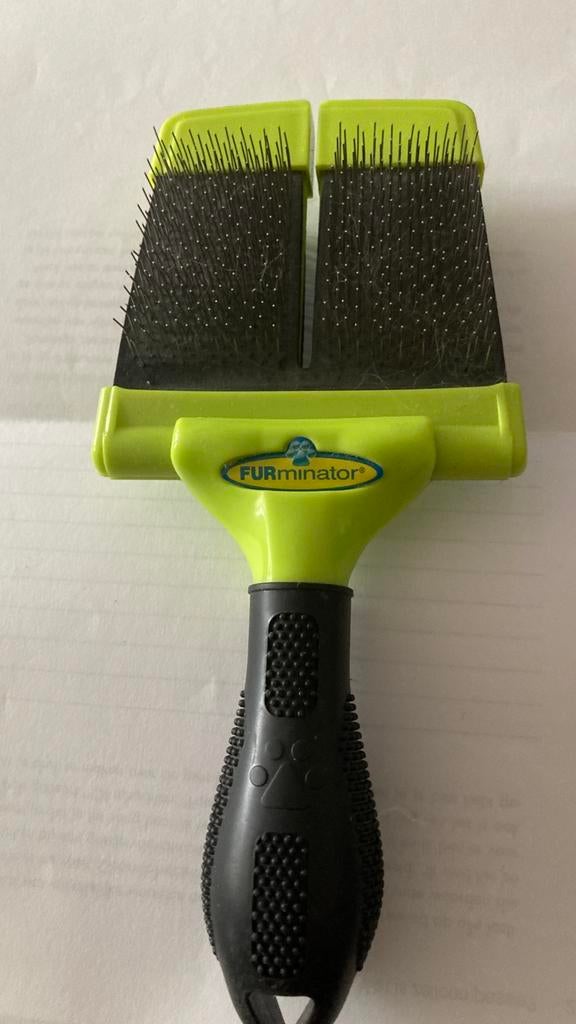 Furminator Slickerbrush, Dieren en Toebehoren, Honden-accessoires, Ophalen, Zo goed als nieuw