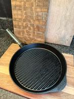 Skeppshult Gietijzeren Grillpan 25cm Zweden, Huis en Inrichting, Ophalen of Verzenden, Zo goed als nieuw, Gietijzer, Koekenpan of Braadpan