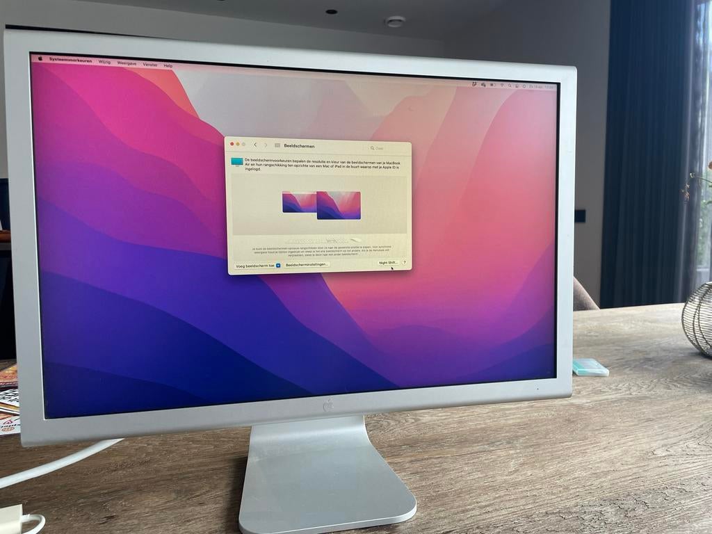 Apple Cinema HD Display 23 inch - Gebruikt, Computers en Software, Monitoren, Gebruikt, IPS, Kantelbaar, Full HD
