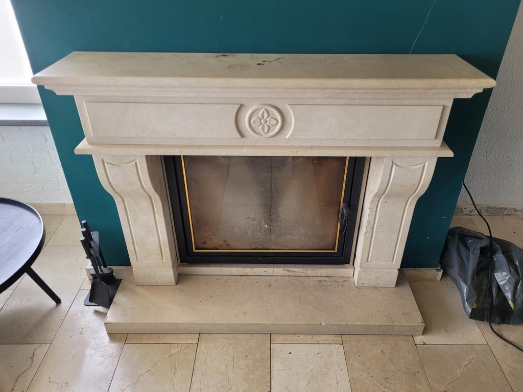 Kalfire spartem varia s sh hout kachel, Ophalen of Verzenden, Gebruikt, Vrijstaande haard, Houthaard