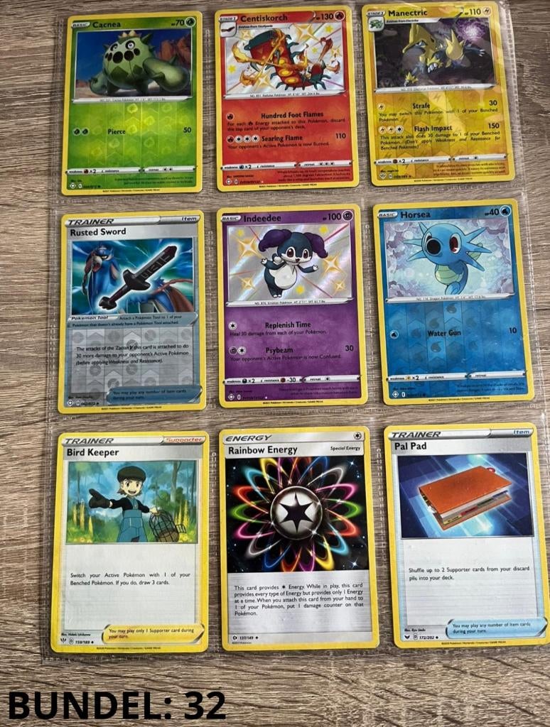 Pokemon Rainbow Energy 2003–2023 – Bundel 32, Ophalen of Verzenden, Gebruikt, Meerdere kaarten