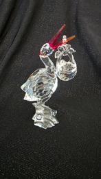 Swarovski Ooievaar met Baby - Perfecte Conditie, Verzamelen, Swarovski, Ophalen, Zo goed als nieuw, Figuurtje