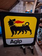 Nieuwe dubbelzijdige Agip lichtbak - 80x80 cm, Ophalen, Nieuw, Lichtbak of (neon) lamp