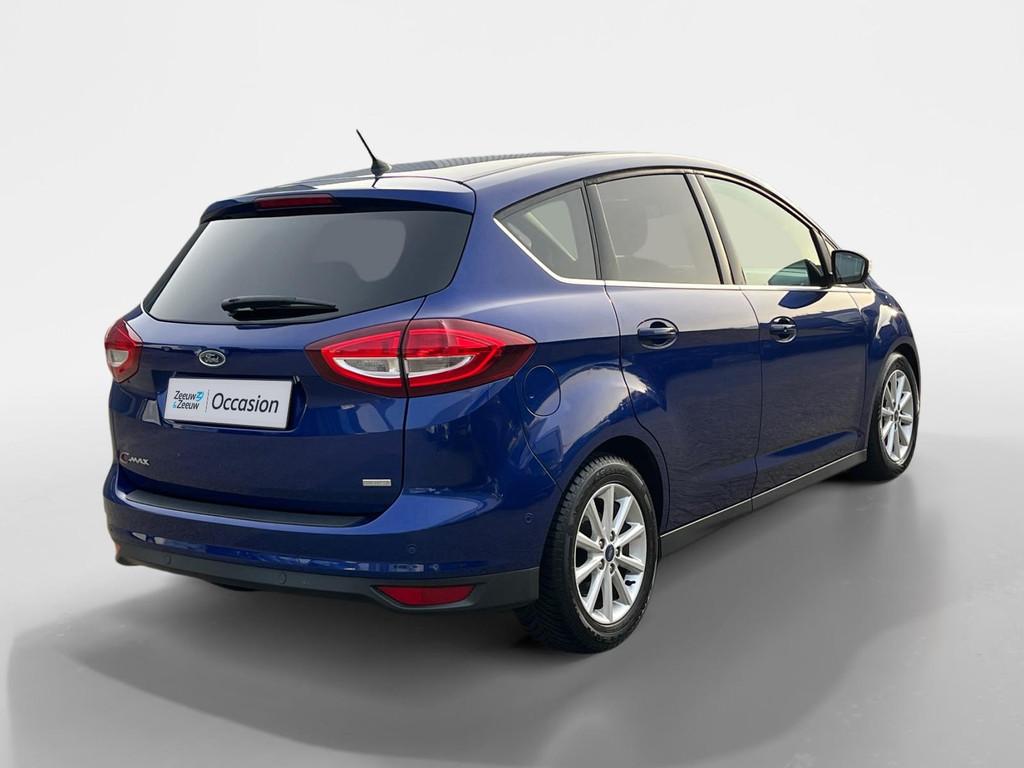 Ford C-Max 1.0 Titanium | Dealer onderhouden | Navigatie | A, 12 maanden, Gebruikt, Euro 6, Blauw