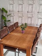 Prachtige eettafel met bijpassende stoelen, Ophalen