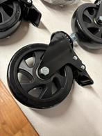 Nog 2 stuks zwenkwielen / rem / kogellagers/ 12 cm doorsnee, Doe-het-zelf en Verbouw, Zwenkwielen, Ophalen of Verzenden, Zo goed als nieuw