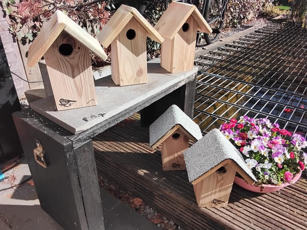 Nestkasje vogelhuisjes diverse, Ophalen of Verzenden, Nieuw
