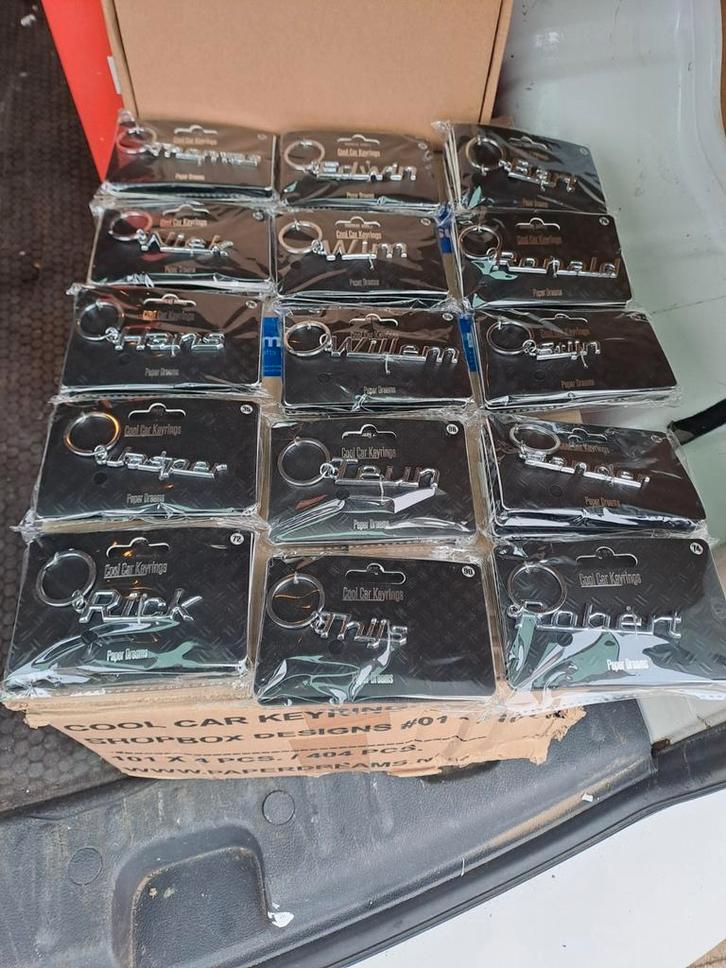 Markthandel paperdreams sleutelhangers met naam, Diversen, Rommelmarktspullen, Ophalen of Verzenden