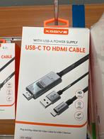 XSSIVE USB-C naar HDMI Kabel 4K 60Hz met USB-A Voeding, Ophalen, Xss, Nieuw, Xss