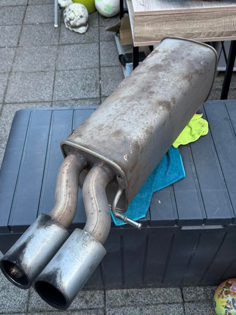 Volkswagen uitlaat ( polo gti 6c 1.8 orgineel) zie beschrijv, Auto-onderdelen, Uitlaatsystemen, Ophalen of Verzenden, Gebruikt