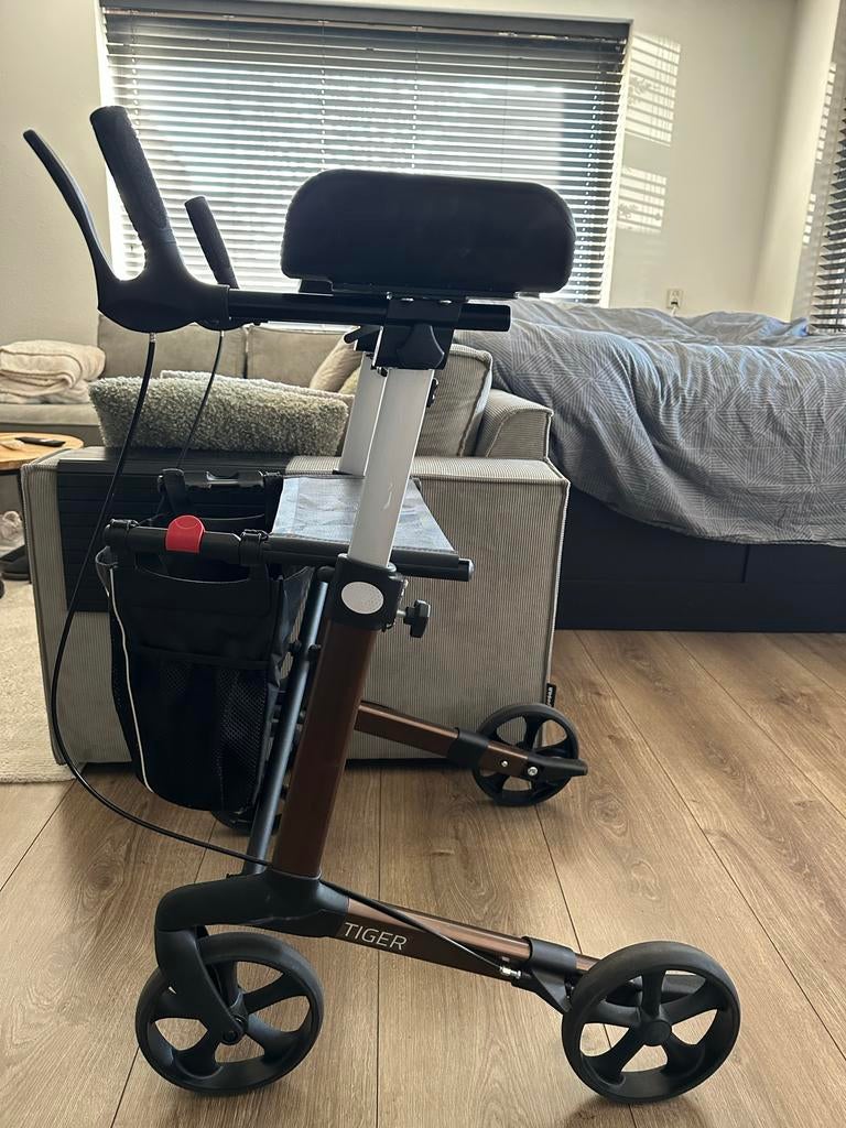 Mobilex Tiger Armschaal rollator, Ophalen of Verzenden, Opvouwbaar, Zo goed als nieuw