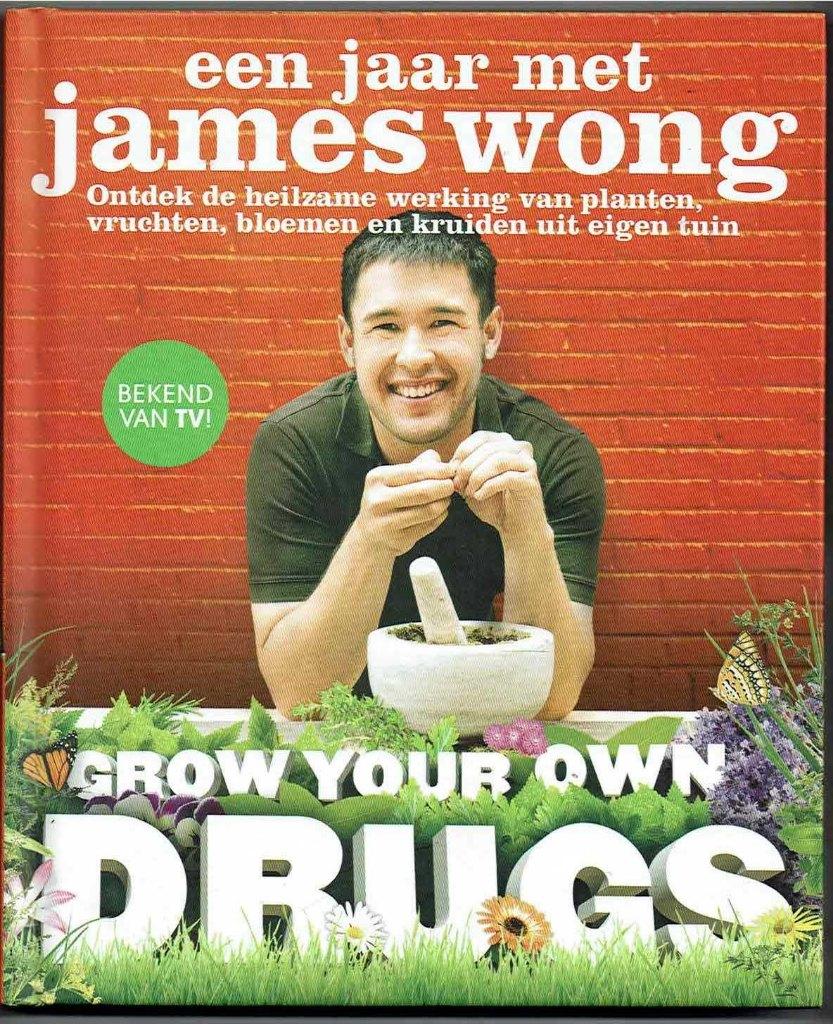 Een jaar met James Wong - Grow your own drugs, Boeken, Bloemen, Planten en Bomen, Ophalen of Verzenden, Zo goed als nieuw, James Wong