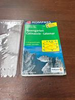 Kompass Wandelkaart Rosengarten Catinaccio Latemar, Overige gebieden, 2000 tot heden, Ophalen of Verzenden, Landkaart