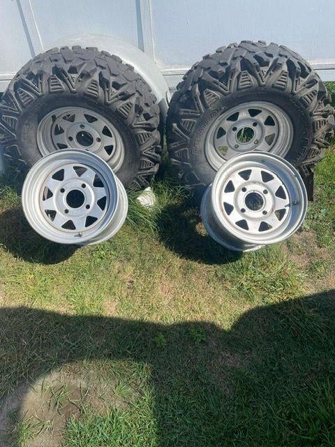 Quad velgen met banden, Motoren, Onderdelen | Merk-onafhankelijk, Ophalen, Gebruikt