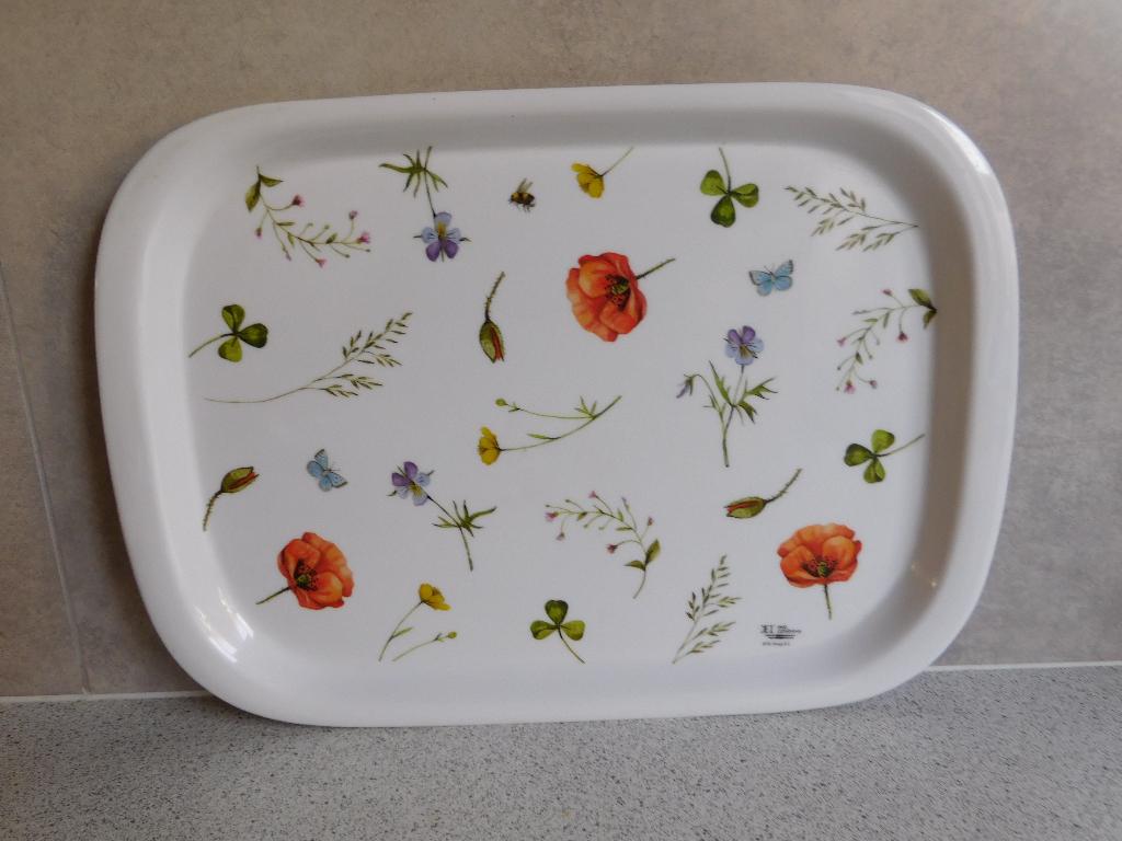 Dienblad 26x36,5 cm. Melamine Klaproos JET by ter Steege, Ophalen of Verzenden, Zo goed als nieuw, Rechthoekig, Kunststof