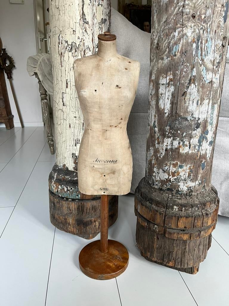 Oud paspopje **het geruite roosje**, Antiek en Kunst, Curiosa en Brocante, Ophalen of Verzenden