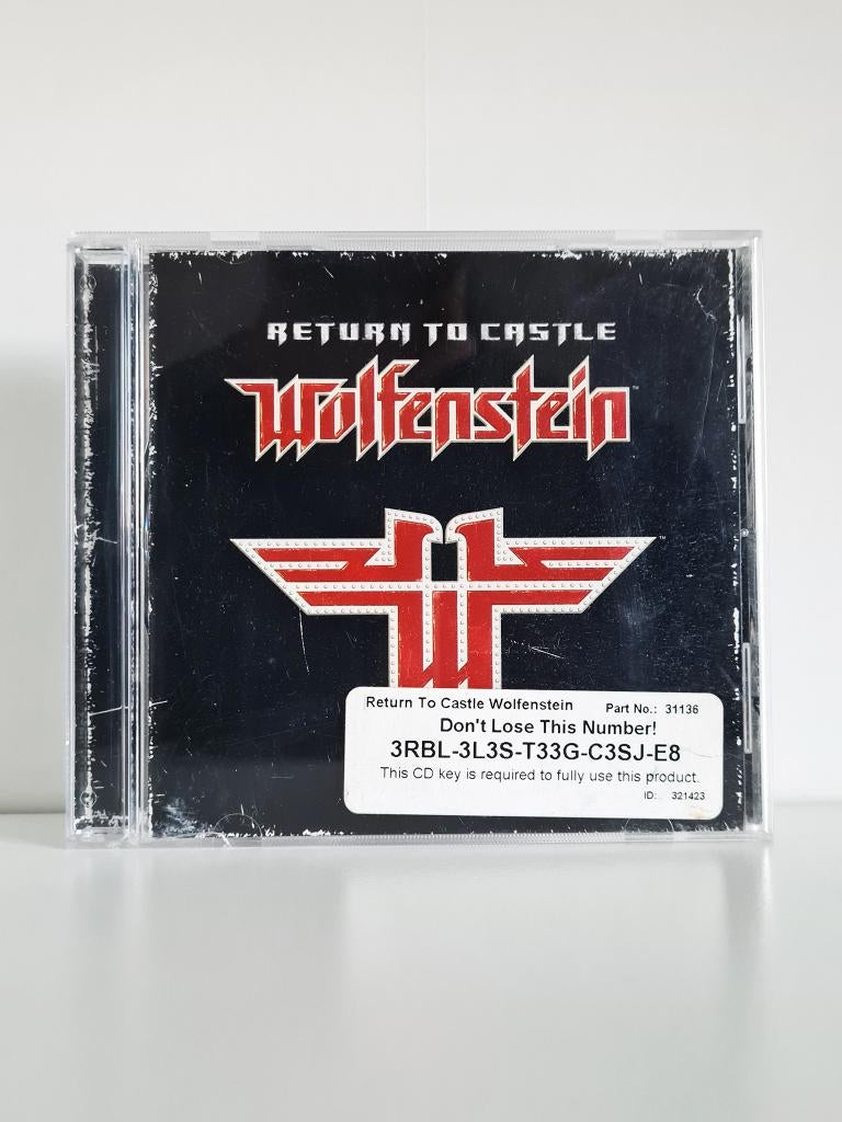 Return to Castle Wolfenstein - PC cd-rom, Shooter, 1 speler, Ophalen of Verzenden, Zo goed als nieuw