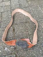 Leren heren riem met Colorado gesp, Bruin, Verzenden, Echt leder, 105 tot 115 cm