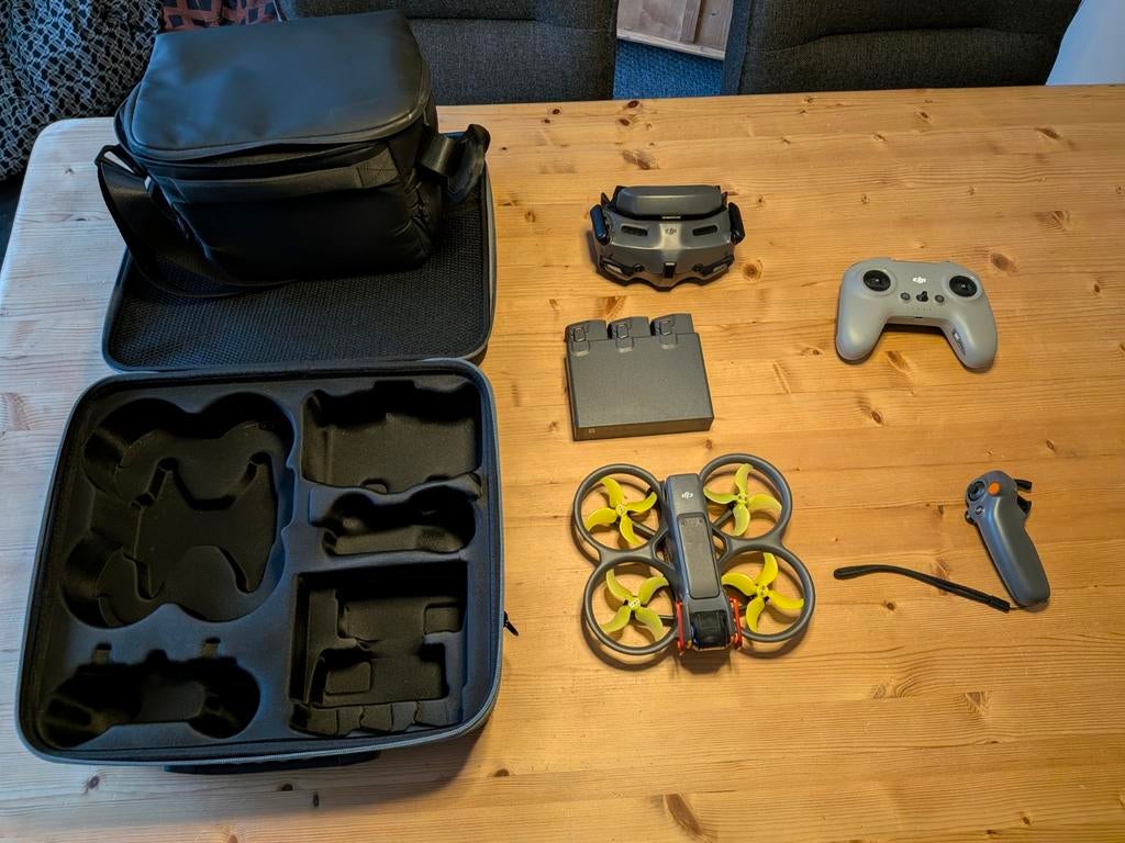 DJI Avata 2 FPV Set – Compleet + Extra’s!, Audio, Tv en Foto, Drones, Cameradrone, 15 tot 30 minuten, Zo goed als nieuw, DJI