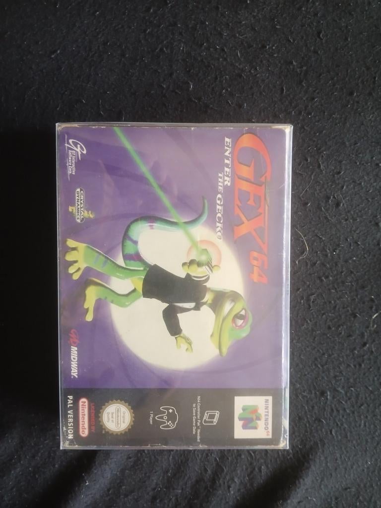 Gex 64 compleet n64, 1 speler, Racen en Vliegen, Ophalen of Verzenden, Zo goed als nieuw